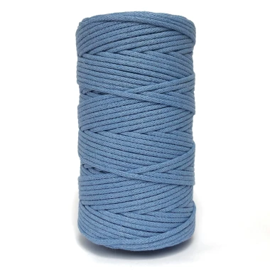 Niebieski pleciony 3 mm Classic sznurek do makramy