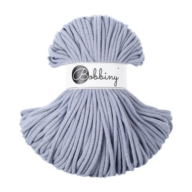 Irysowy pleciony 5 mm Bobbiny sznurek bawełniany do makramy