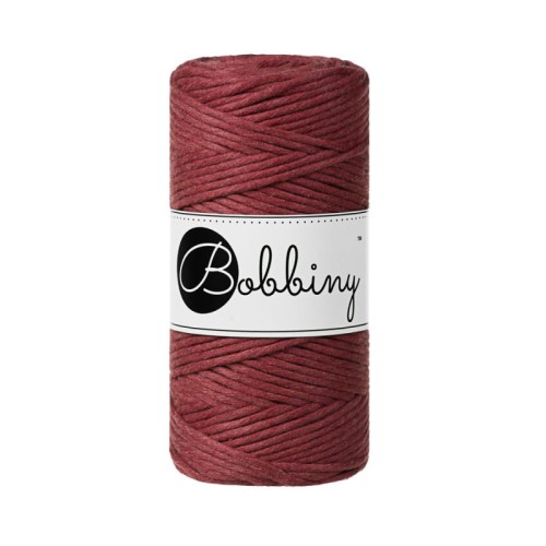 Sznurek skrecany do makramy 3mm Bobbiny Dzika Roza.jpg