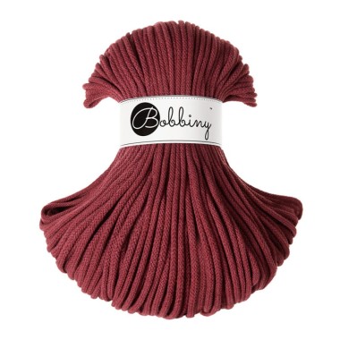 Dzika Róża pleciony 5 mm Bobbiny sznurek do makramy