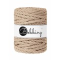 piaskowy sand sznurek bawelniany potrojnie skrecany 3PLY 9mm do makramy Bobbiny.jpg