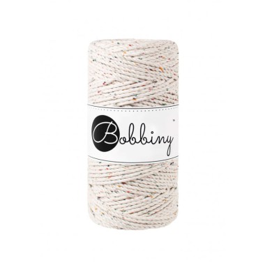 Tęczowy Pył 3PLY 3 mm Bobbiny sznurek do makramy