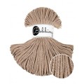 piaskowy ze zlota nitka golden sand sznurek bawelniany pleciony junior 3mm do makramy Bobbiny.jpg