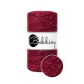 czerwone wino ze zlota nitka golden wine red sznurek bawelniany skrecany 3 mm do makramy Bobbiny.jpg