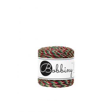 Świąteczny MIX 3PLY 1,5 mm Bobbiny sznurek do pakowania i makramy