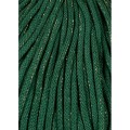 Zielony Lesny Zloty Golden Pine Green sznurek bawelniany Bobbiny pleciony 5mm premium.jpg