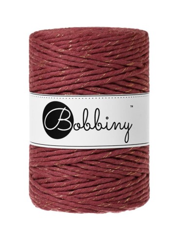 Sznurek skrecany do makramy 5mm Bobbiny Zlota Dzika Roza.jpg